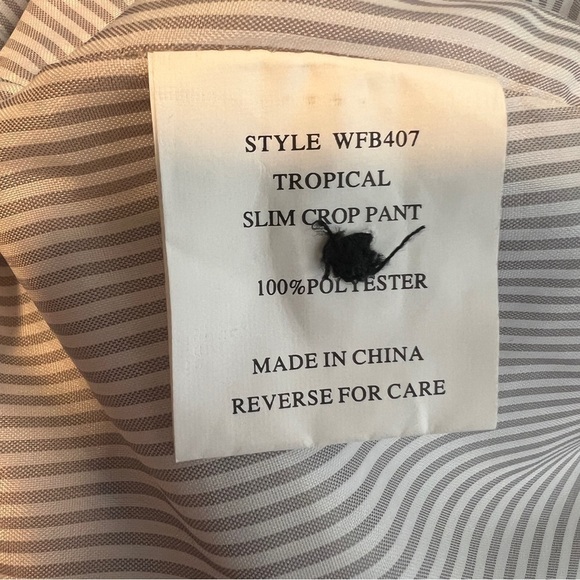 Wildfang Empower Tropical Slim Crop Pants - Picture 5 of 6